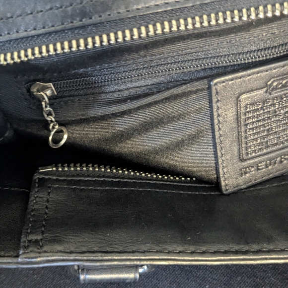 Coach  Black Leather Shoulder Bag Horsebit Vintage Authentic - Picture 5 of 13